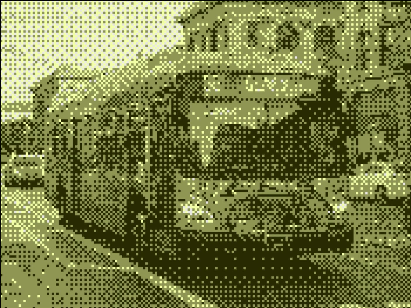 Dithered bus.